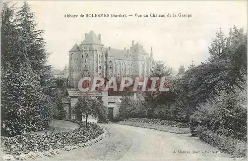 Ansichtskarte AK Abbaye de Solesmes (Sarthe) vue du Chateau de la Grange