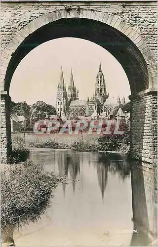 Moderne Karte Bayeux (Calvados) la Cathedrale