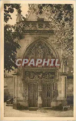 Cartes postales Chateau d'Amboise Porte de la Chapelle St Hubert Construite par Charles VIII au XVe siecle la Do