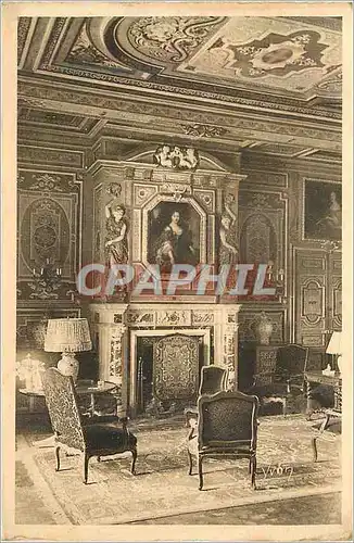 Cartes postales Chateau de Cheverny Cheminee du Grand Salon la Douce France Chateaux de la Loire