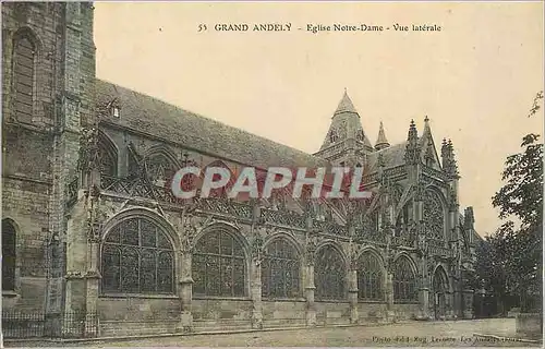 Ansichtskarte AK Grand Andely Eglise Notre Dame Vue Laterale