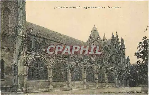 Cartes postales Grand Andely Eglise Notre Dame Vue Laterale