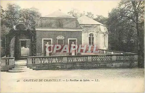 Cartes postales Chateau de Chantilly le Pavillon de Sylvie