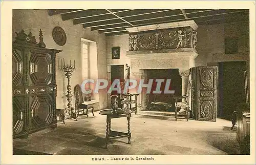 Cartes postales Dinan Salle a Manger Manoir de la Conninais