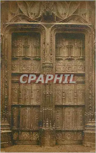 Cartes postales Abbeville (Somme) Portail Lateral St Vulfran