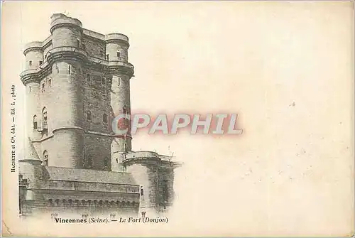 Cartes postales Vincennes (Seine) Le fort (Donjon)