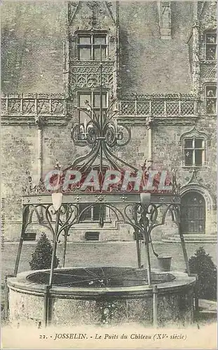 Ansichtskarte AK Josselin Le Puits du Chateau (XVe Siecle)