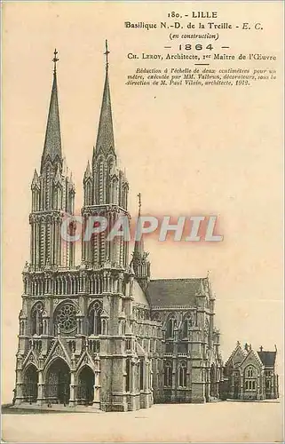 Cartes postales Lille Basilique de N D de la Treille