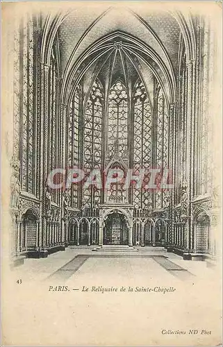 Cartes postales Paris le Reliquaire de la Sainte Chapelle