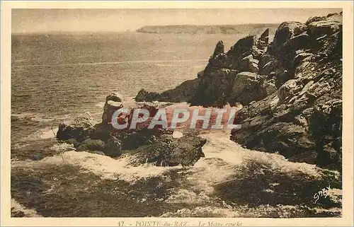 Ansichtskarte AK Pointe du Raz le Moine Couche