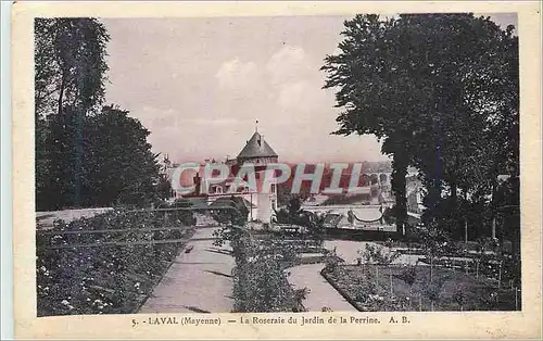 Cartes postales Laval (Mayenne) la Roseraie du Jardin de la Perrine ND