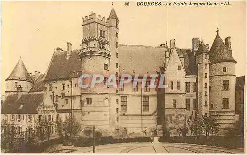 Cartes postales Bourges le Palais Jacques Coeur