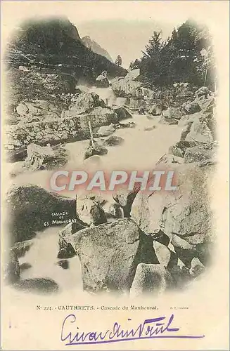 Cartes postales Cauterets cascade de Manhoural