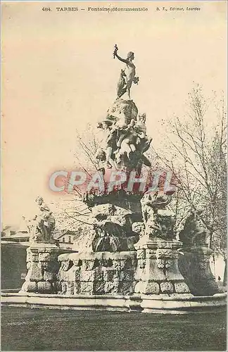 Ansichtskarte AK Tarbes Fontaine Monumentale