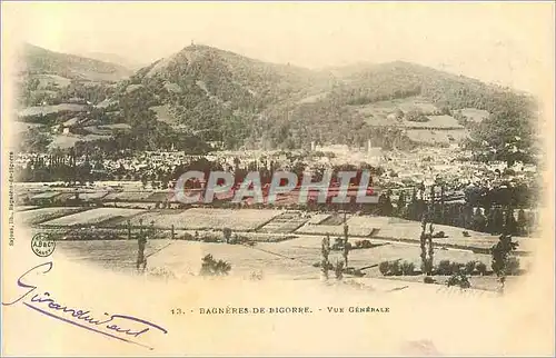 Cartes postales Bagneres de Bigorre  Vue Generale (carte 1900)