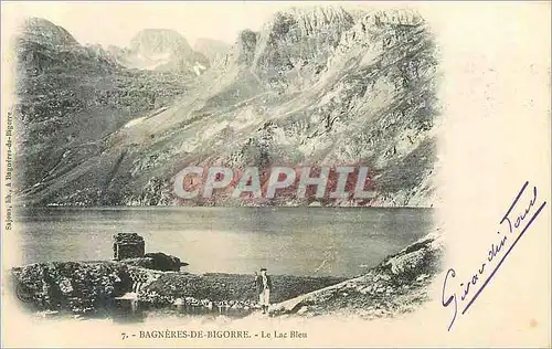 Cartes postales Bagneres de Bigorre le Lac Bleu (carte 1900)