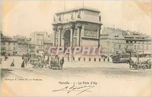 Cartes postales Marseille la Porte d'Aix