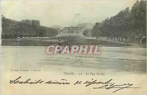 Cartes postales Marseille le Parc Borely (carte 1900)