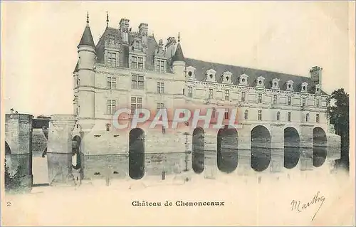 Ansichtskarte AK Chateau de Chenonceaux (carte 1900)