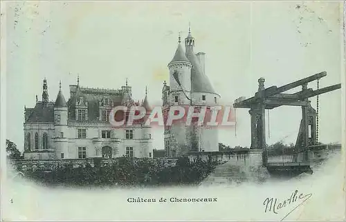 Cartes postales Chateau de Chenonceaux (carte 1900)