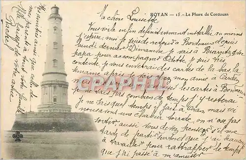 Cartes postales Royan le Phare de Cordouan (carte 1900)