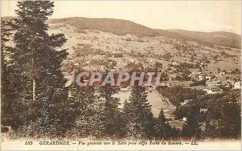 Ansichtskarte AK Gerardmer Vue Generale vers Le Xette prise de la Roche du Renard