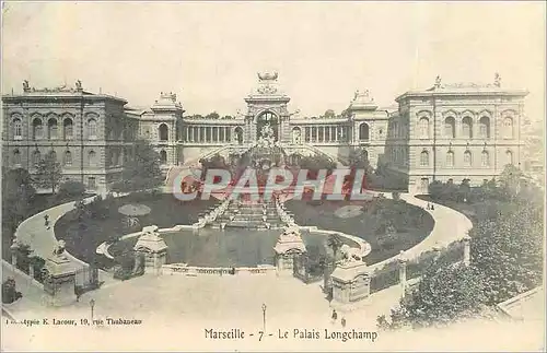 Cartes postales Marseille Le Palais Longchamp