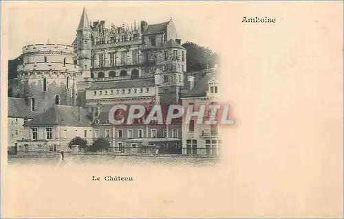 Ansichtskarte AK Amboise Le Ch�teau (carte 1900)