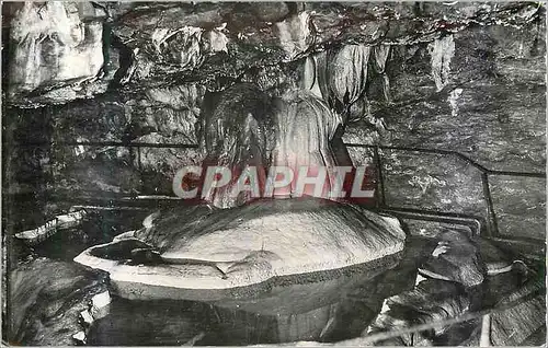 Moderne Karte Les Grottes de la Balme (Isere) La Grande Fontaine