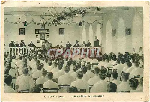 Cartes postales Alwaye (Indes) Inauguration de Seminaire