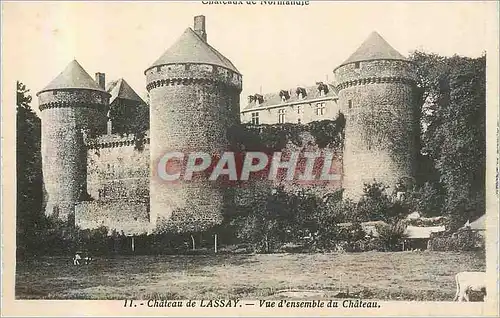 Ansichtskarte AK Chateau de Lassay Vue d'Ensemble du Chateau