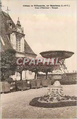 Ansichtskarte AK Chateau de Villesavin par Bracieux (L et C) Cour d'Honneur Vasque