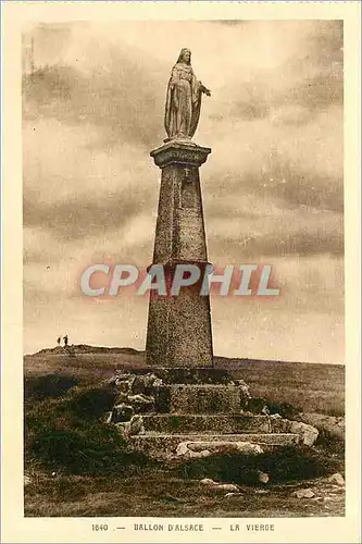 Cartes postales Ballon d'Alsace La Vierge