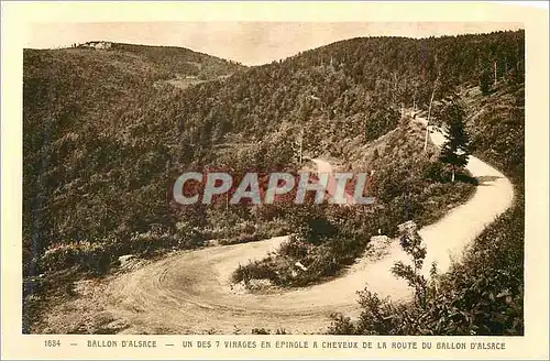 Cartes postales Ballon d'Alsace Un des 7 Vierges en Epingle a Cheveux de la Route du Ballon d'Alsace