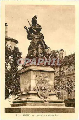 Cartes postales Belfort Monument Quand Meme