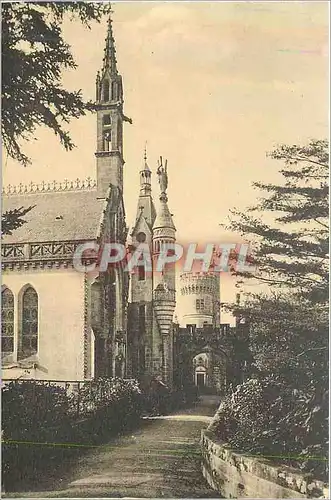 Ansichtskarte AK Chateau de Keriolet L'Entree et la Chapelle