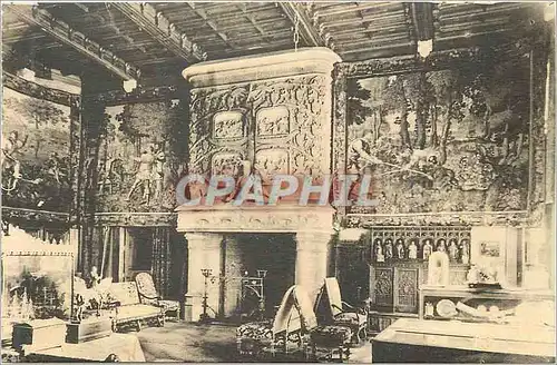 Cartes postales Chateau de Keriolet La salle de Garde La Cheminee
