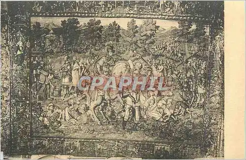 Ansichtskarte AK Chateau de Keriolet Tapisserie de la Chapelle Scene Biblique fin du XVIe Siecle