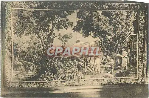 Cartes postales Chateau de Keriolet Tapisserie de la Salle a Manger Repas au Champ (XVIIe Siecle)