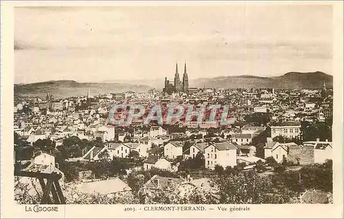 Cartes postales Clermont Ferrand Vue Generale