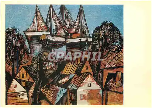 Cartes postales moderne Art Museum of the Latvian Soviet Socialist Republic Riga L Helmuts (Born 1934) Landing Place 196