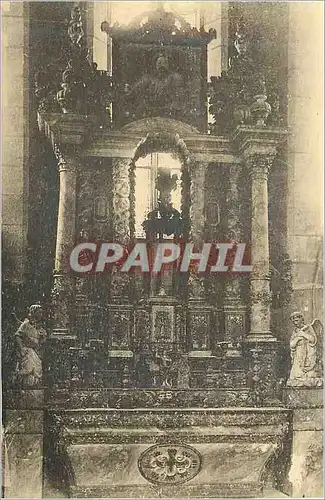 Ansichtskarte AK Le Chateau de Keriolet Autel en Bois dore (XVIIe Siecle) Chapelle