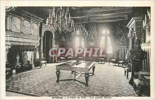 Cartes postales Orleans L'Hotel de Ville Les Grands Salons