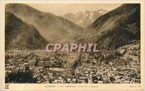 Cartes postales Luchon Vue Generale Prise de Cazarilh