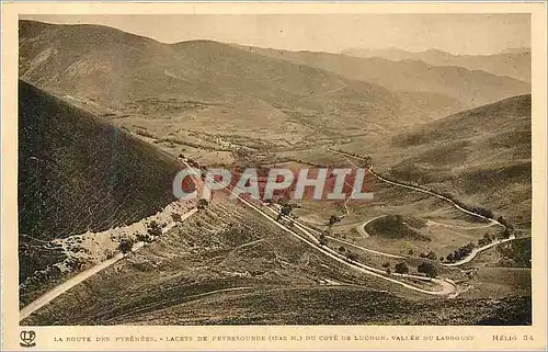 Ansichtskarte AK Lacets de Peyresourde du Cote de Luchon La Route des Pyrenees