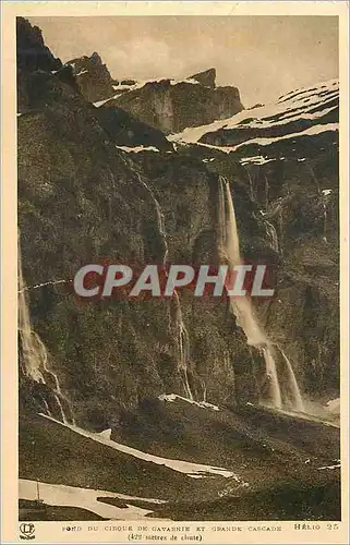 Ansichtskarte AK Fond du Cirque de Gavarnie det Grande Cascade