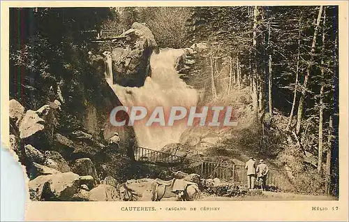 Cartes postales Cauterets Cascade de Cerisey