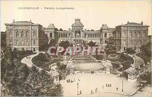 Cartes postales Marseille Palais Longchamp