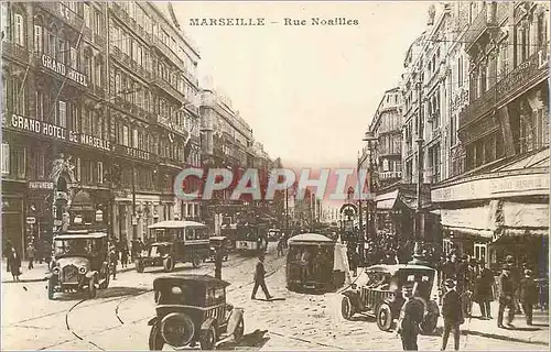 Cartes postales Marseille Rue Noailles Automobile