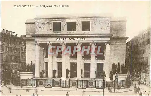 Cartes postales Marseille L'Opera Municipal